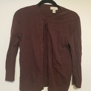 Loft Cardigan - maroon